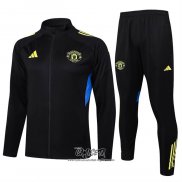 Chandal de Chaqueta del Manchester United 2025-2026 Nino Amarillo Negro