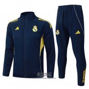 Chandal de Chaqueta del Real Madrid 2025-2026 Nino Amarillo Azul