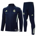 Chandal de Chaqueta del Real Madrid 2025-2026 Nino Azul Oscuro