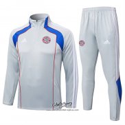 Chandal de Sudadera del Bayern Munich 2025-2026 Nino Gris