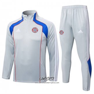 Chandal de Sudadera del Bayern Munich 2025-2026 Nino Gris