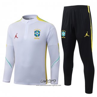 Chandal de Sudadera del Brasil 2026-2027 Nino Blanco