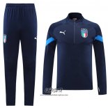 Chandal de Sudadera del Italia 2022-2023 Azul