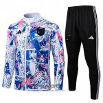Chandal de Sudadera del Japon 2025-2026 Nino Azul Blanco