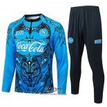 Chandal de Sudadera del Napoli 2025-2026 Nino Azul