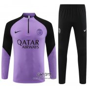 Chandal de Sudadera del Paris Saint-Germain 2023-2024 Nino Purpura