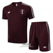 Chandal del Ajax 2025-2026 Manga Corta Rojo - Pantalon Corto