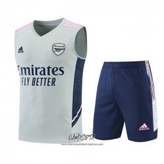 Chandal del Arsenal 2022-2023 Sin Mangas Gris