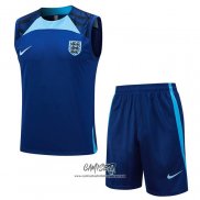 Chandal del Inglaterra 2023-2024 Sin Mangas Azul