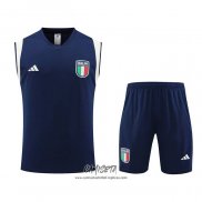 Chandal del Italia 2023-2024 Sin Mangas Azul