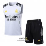 Chandal del Real Madrid 2025-2026 Sin Mangas Blanco
