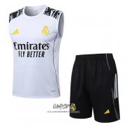 Chandal del Real Madrid 2025-2026 Sin Mangas Blanco