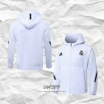 Chaqueta con Capucha del Real Madrid 2025-2026 Blanco