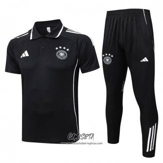 Conjunto Polo del Alemania 2025-2026 Negro