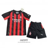 Primera Camiseta AC Milan 2025-2026 Nino