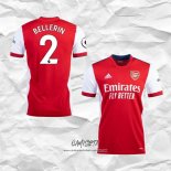 Primera Camiseta Arsenal Jugador Bellerin 2021-2022