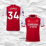 Primera Camiseta Arsenal Jugador Xhaka 2023-2024