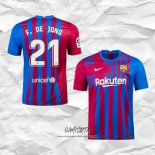 Primera Camiseta Barcelona Jugador F.De Jong 2021-2022