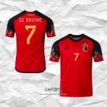 Primera Camiseta Belgica Jugador De Bruyne 2022