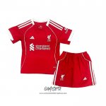 Primera Camiseta Liverpool 2025-2026 Nino