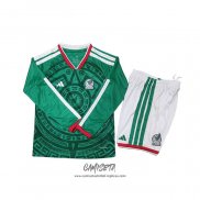 Primera Camiseta Mexico 2026 Nino Manga Larga