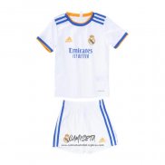 Primera Camiseta Real Madrid 2021-2022 Nino