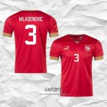 Primera Camiseta Serbia Jugador Mladenovic 2022