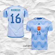 Segunda Camiseta Espana Jugador Rodrigo 2022