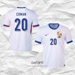 Segunda Camiseta Francia Jugador Coman 2024
