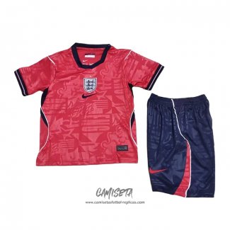 Segunda Camiseta Inglaterra 2026 Nino
