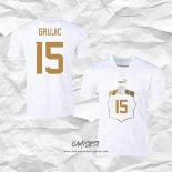 Segunda Camiseta Serbia Jugador Grujic 2022