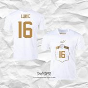 Segunda Camiseta Serbia Jugador Lukic 2022