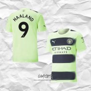 Tercera Camiseta Manchester City Jugador Haaland 2022-2023