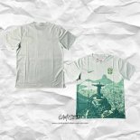 Camiseta Brasil Jesus 2025-2026 Blanco Verde Tailandia
