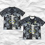 Camiseta Brasil Jesus 2025-2026 Negro Tailandia