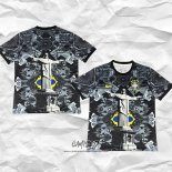 Camiseta Brasil Jesus 2025-2026 Negro Tailandia