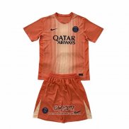 Camiseta Paris Saint-Germain Portero 2025-2026 Nino Naranja
