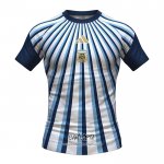 Camiseta Pre Partido del Argentina 2026 Azul Blanco