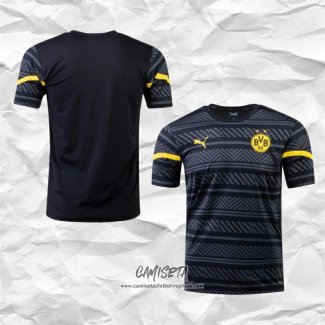 Camiseta Pre Partido del Borussia Dortmund 2022 Negro