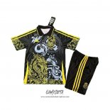 Camiseta Real Madrid Dragon 2025-2026 Nino Amarillo Negro