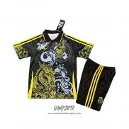Camiseta Real Madrid Dragon 2025-2026 Nino Amarillo Negro
