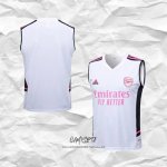 Camiseta de Entrenamiento Arsenal 2023-2024 Sin Mangas Blanco