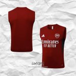 Camiseta de Entrenamiento Arsenal 2025-2026 Sin Mangas Rojo