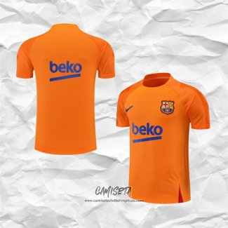 Camiseta de Entrenamiento Barcelona 2022-2023 Naranja