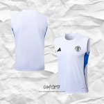 Camiseta de Entrenamiento Manchester United 2025-2026 Sin Mangas Blanco