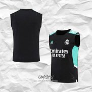 Camiseta de Entrenamiento Real Madrid 2022-2023 Sin Mangas Negro