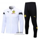 Chandal de Chaqueta del Borussia Dortmund 2022-2023 Blanco