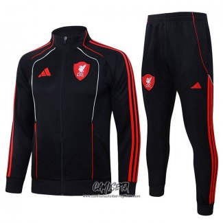 Chandal de Chaqueta del Liverpool 2025-2026 Nino Negro