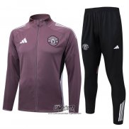 Chandal de Chaqueta del Manchester United 2025-2026 Nino Marron