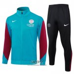 Chandal de Chaqueta del Paris Saint-Germain 2024-2025 Nino Azul